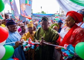 2027 Ogun Guber race: Senator Adeola (Yayi) commissions 4-storey ultra-modern campaign office