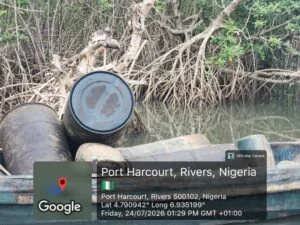 Navy intercepts two boats conveying 15,500 ltrs of stolen petroleum