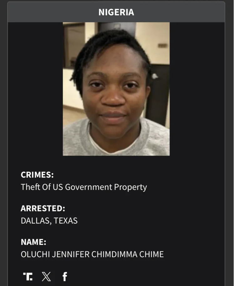 US reveals names, photos of 124 Nigerians to be deported for crimes