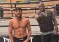 Celebrity boxing: Charles Okocha trains with heavyweight champion Dubois ahead of Portable rematch