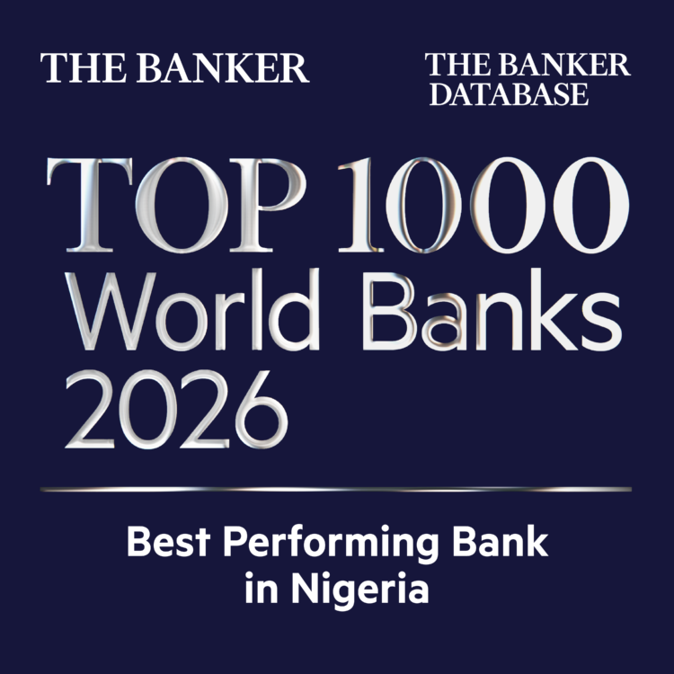 GTBank named best overall performing bank in Nigeria in the Banker's Top 1000 world banks rankings 2026