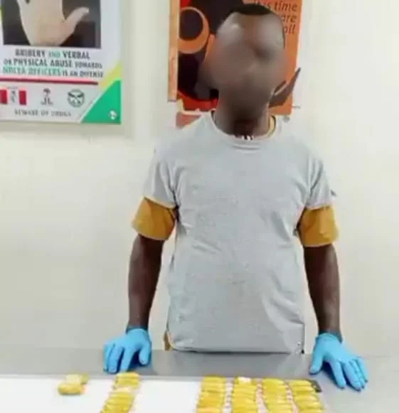 NDLEA arrests ex-okada rider after excreting 100 wraps of meth in Lagos