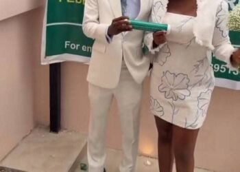TikTok couple Peller, Jarvis formalise engagement with court wedding (Photos)