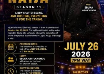 BBNaija season 11 premieres July 26 with record-breaking N160m grand prize