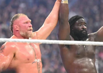Nigerian wrestler Oba Femi defeats Brock Lesnar at WWE SummerSlam