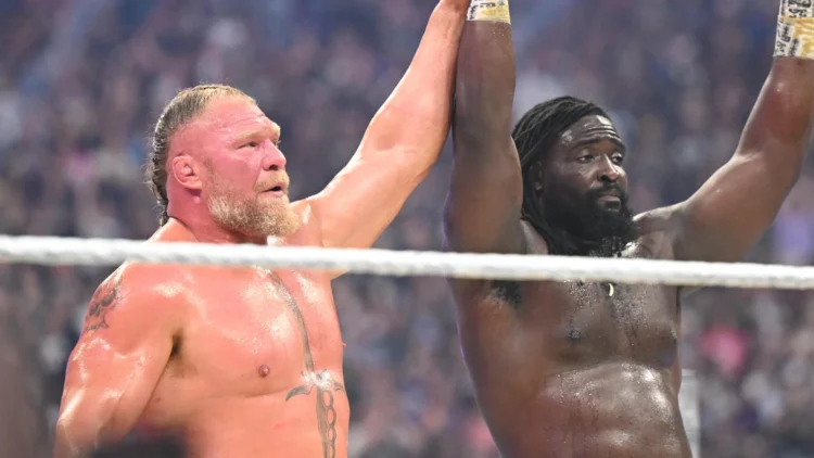 Nigerian wrestler Oba Femi defeats Brock Lesnar at WWE SummerSlam
