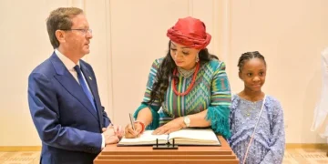 PHOTOS: Nigeria’s new ambassador to Israel, Nkechi Ufochukwu presents letters of credence to Israeli President