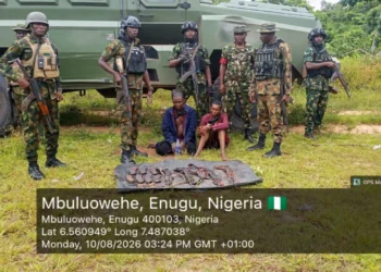 Army nabs kidnap kingpin, recovers arms, dolars in Enugu forest