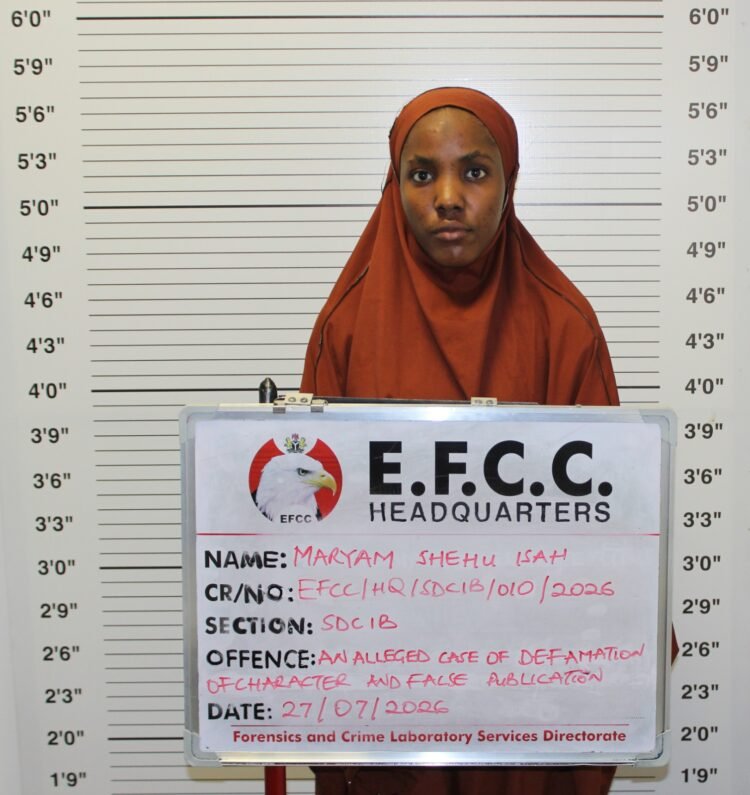 EFCC Arraigns Maryam Shehu, Abubakar Shuraim Abdulhamad for Alleged False Information