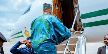Shettima departs Abuja for AU summit in Angola