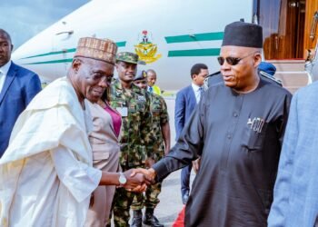 Shettima returns to Nigeria After AU Summit in Angola