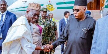 Shettima returns to Nigeria After AU Summit in Angola
