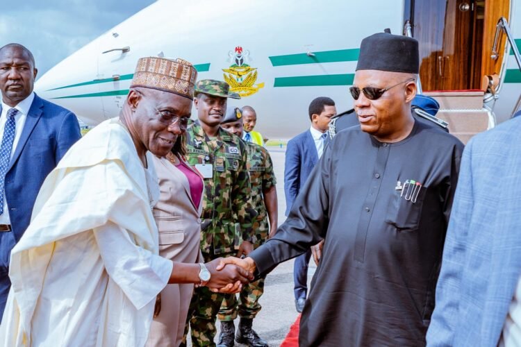 Shettima returns to Nigeria After AU Summit in Angola