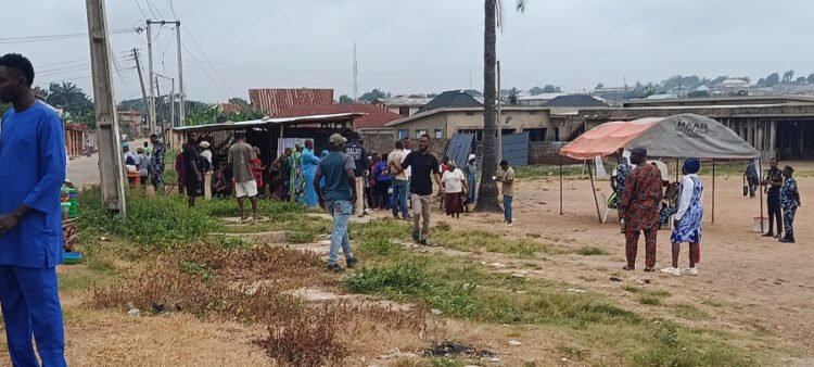 Osun Decides: Large Turnout of Voters in Osogbo Polling Units