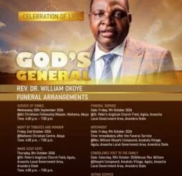 Ex-Aso Villa Chaplain William Okoye’s burial fixed for Oct. 9