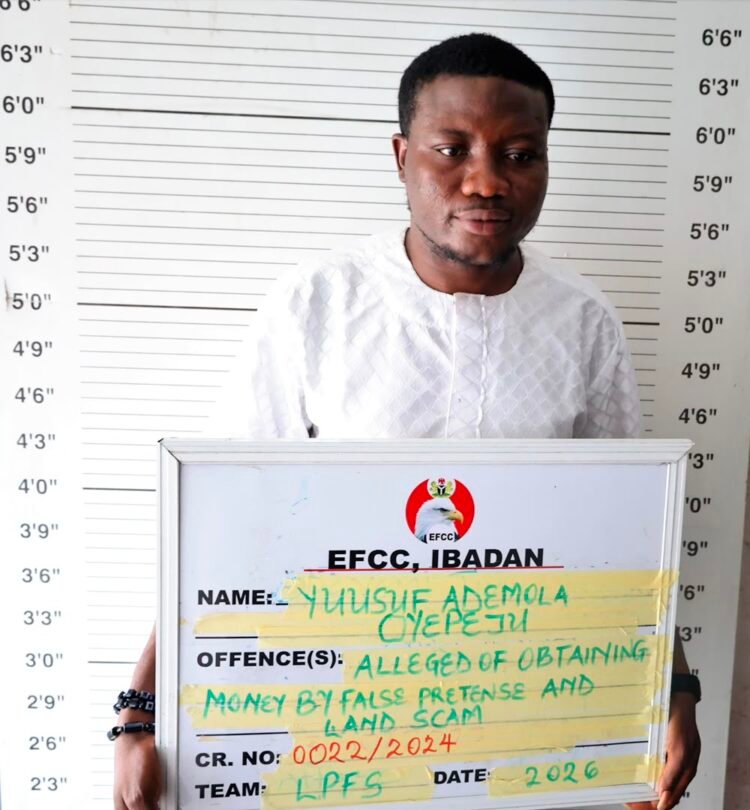 EFCC Arraigns Man for Alleged N13.6m Property Fraud In Ibadan