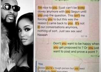 Alleged leaked chat between Bella, her ex-boyfriend Sheggz and Bella’s mum surface amid ongoing relationship scandal
