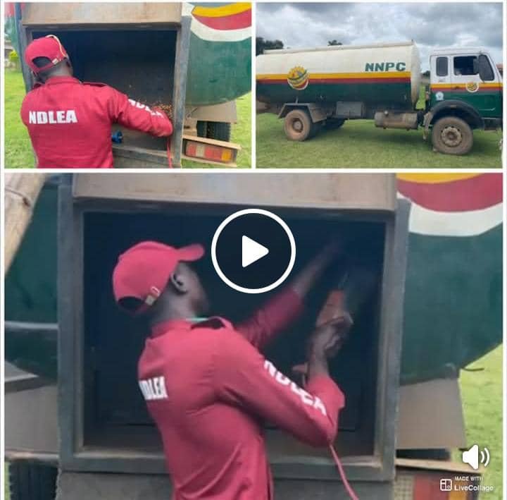 NDLEA intercepts fuel tanker laden with hard drugs