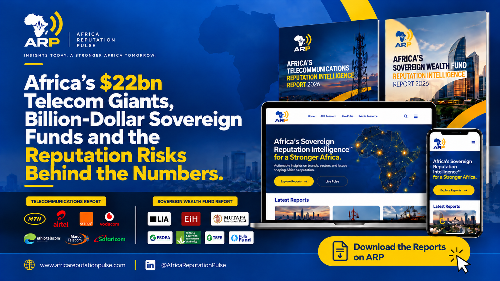 Africa’s $22bn Telecom giants, Billion-Dollar Sovereign funds and the reputation risks behind the numbers