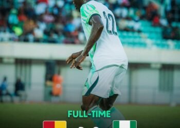 2027 AFCON Qualifiers: Nigeria lose 3-0 to Guinea-Bissau
