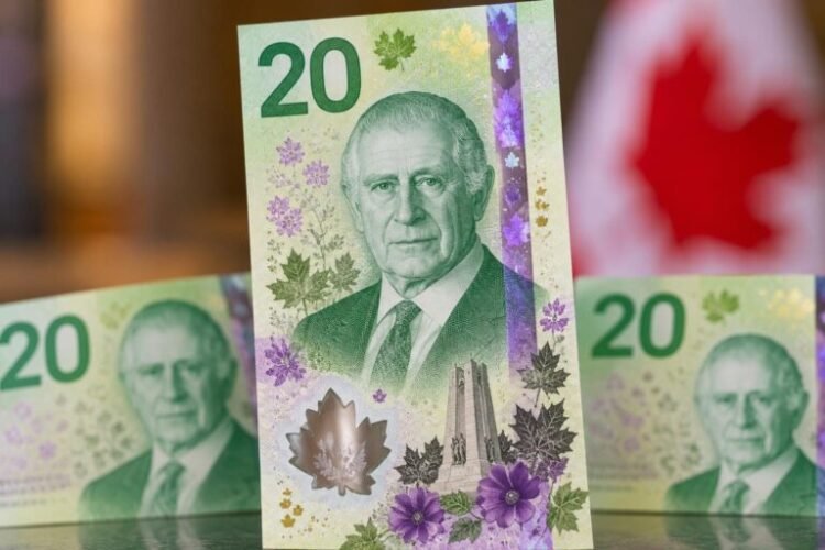 Canada Unveils New Vertical $20 Banknote Featuring King Charles III