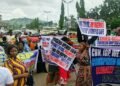 Kudiwave protests at Police HQ over N750m removed from its PalmPay account