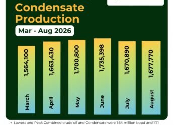 Nigeria’s oil output rises 0.4% in August