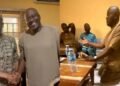 'Emabinu Daddy': Desmond Elliot begs Gbaja on his knees after APC primary fallout
