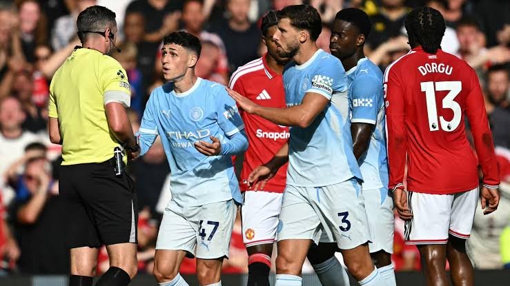 Premier League releases statement on Foden’s red card against Man Utd