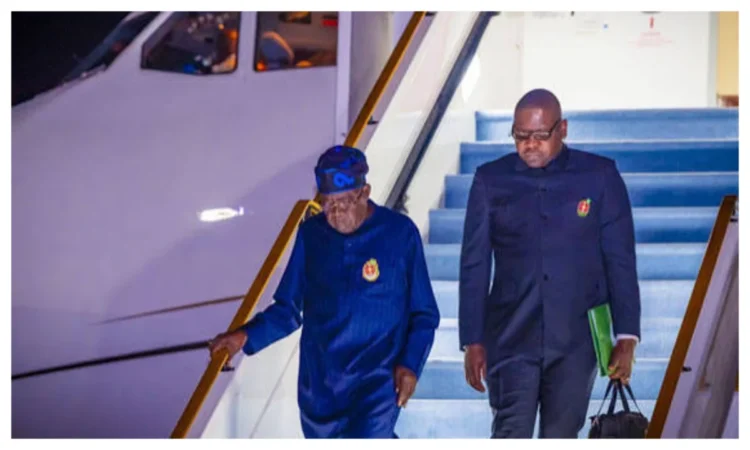 Tinubu arrives Nigeria after four-week working holiday in Europe