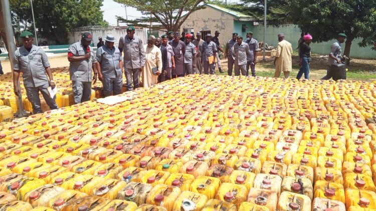 NCS seizes petrol, vehicle Worth N63.1m at Adamawa borders