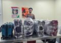 NDLEA intercepts 4.8kg Cocaine hidden in shoe soles, bag railings on Italy-bound passenger