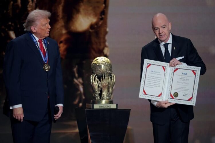 FIFA moves to review peace prize awarded to Trump