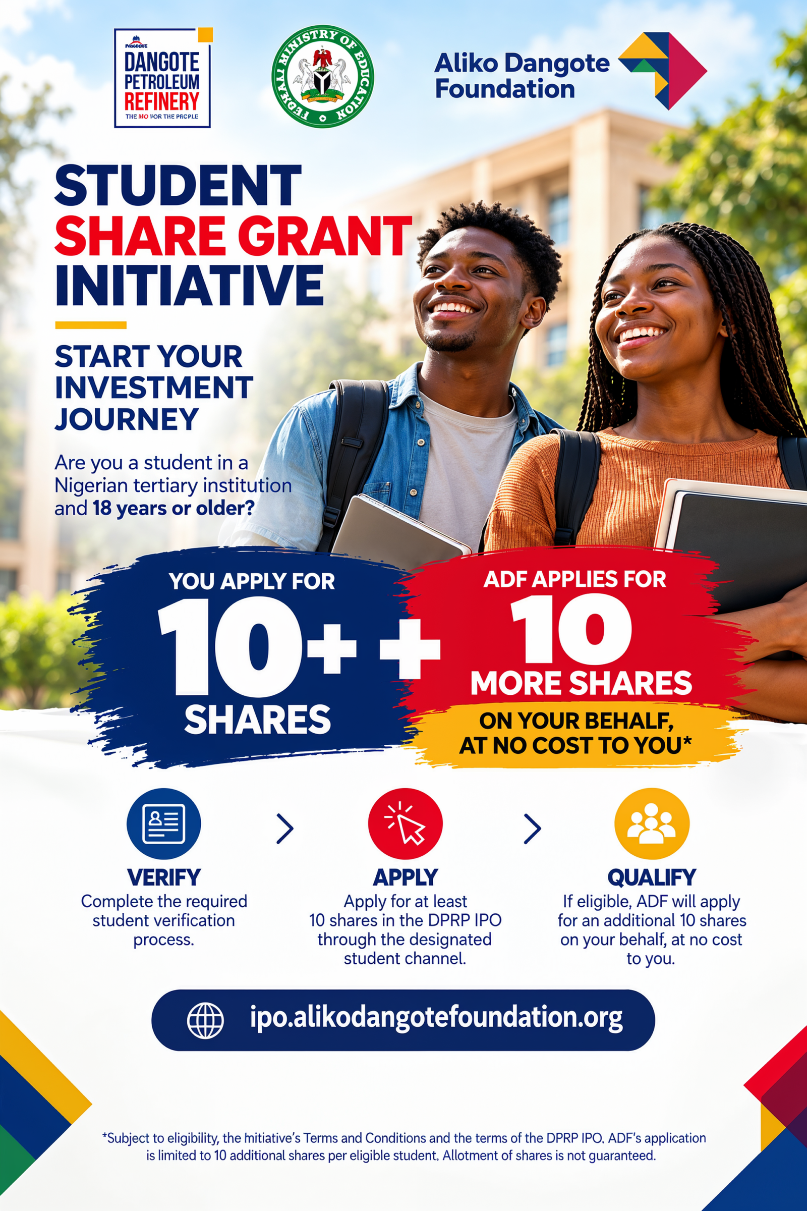 IPO: University students hail Dangote Foundation’s free share initiative