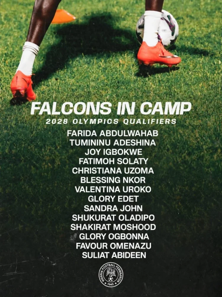 14 Super Falcons in camp ahead of Comoros Olympic qualifier
