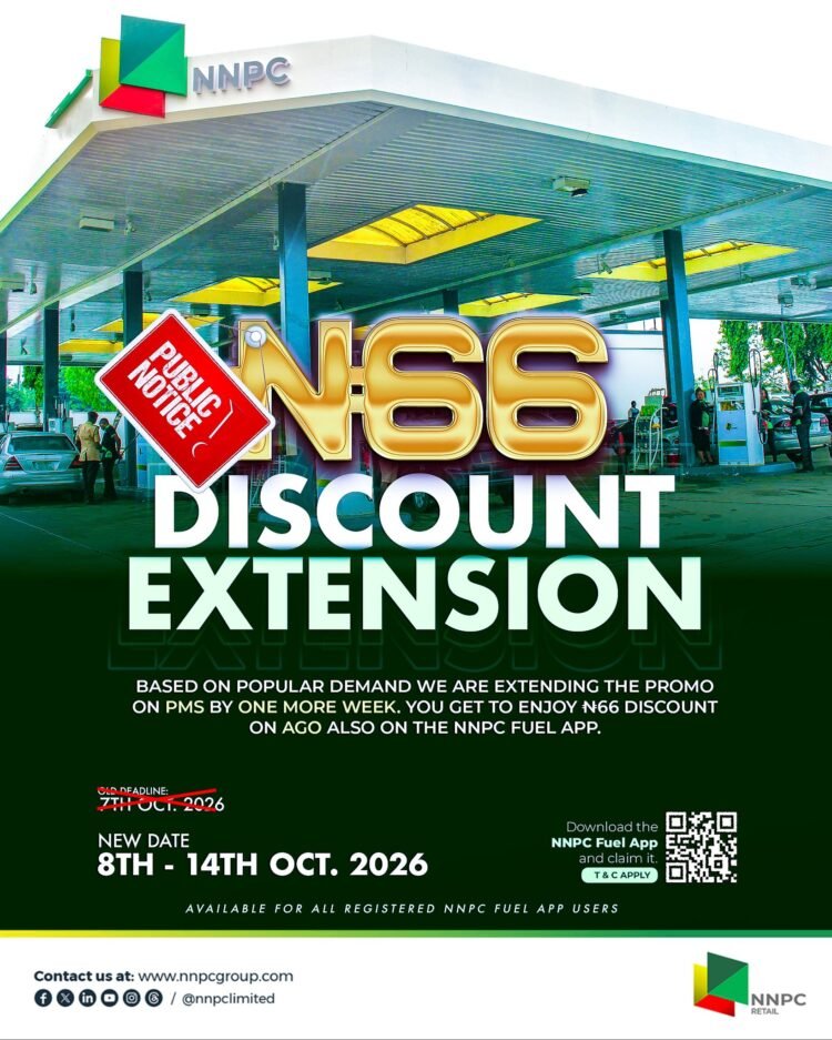 NNPCL extends fuel discount promotion by one week
