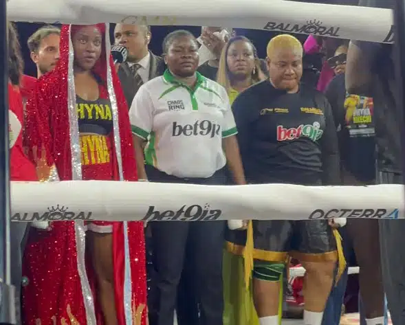 Phyna knocks out Nkechi Blessing to win celebrity boxing bout