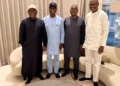 Femi Otedola hosts Dangote, BUA Chairman Abdul Samad Rabiu to dinner in honour of Obafemi Hamzat