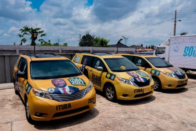 2027: D’Banj gifts Accord Reps candidate 3 campaign vehicles