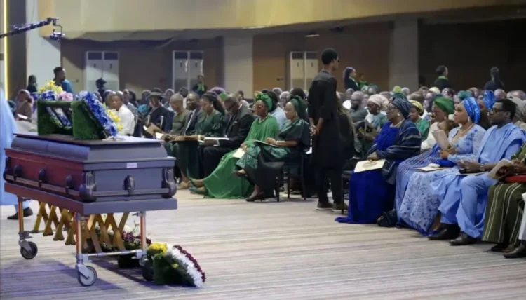 Photos from Olu Jacobs’ funeral mass