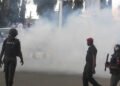 Police fire tear gas at Rhodes-Vivour, Funso Doherty, others during #EndSARS memorial in Lagos