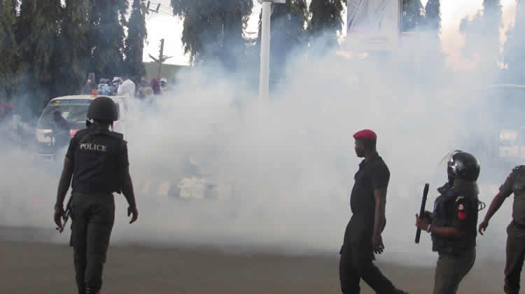 Police fire tear gas at Rhodes-Vivour, Funso Doherty, others during #EndSARS memorial in Lagos
