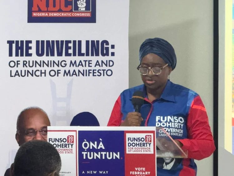 2027: NDC Lagos Guber candidate, Funso Doherty picks Tolani Animashaun as Running Mate