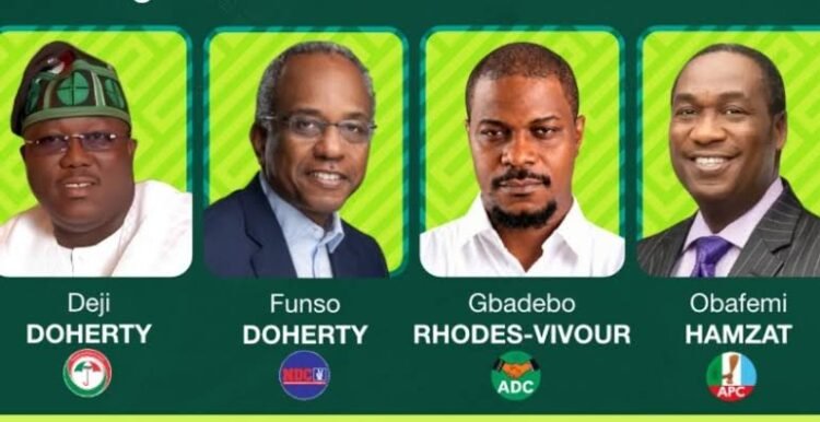 2027 Guber: Hamzat, Doherty, Rhodes-Vivour, 14 others make INEC list in Lagos