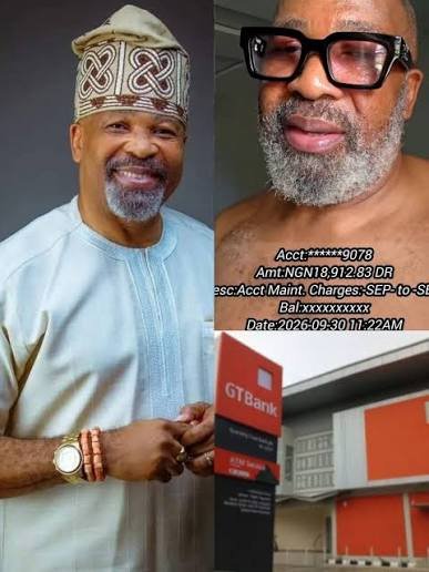 Actor Yemi Solade calls out GTBank over ₦18,912 service charge debit