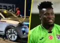 Onana hospitalised after 3-car crash in Turkey