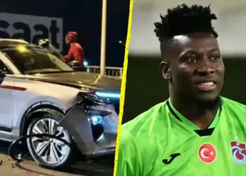 Onana hospitalised after 3-car crash in Turkey